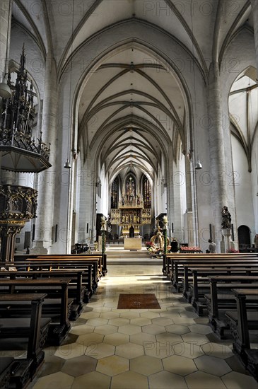 Altar and pulpit in Eichstaett Cathedral