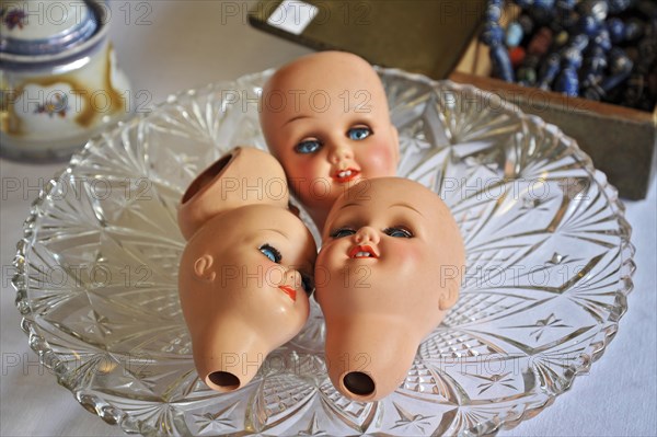 Doll heads at the Auer Dult annual market