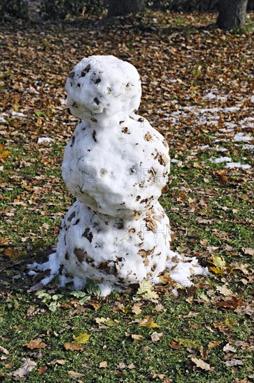 Melting snowman