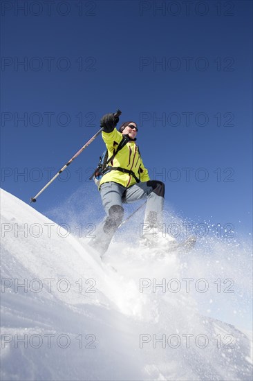 Snowshoe hiker