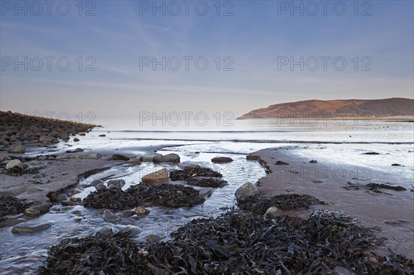 Beach near Porlock Weir on the Bristol Channel coast