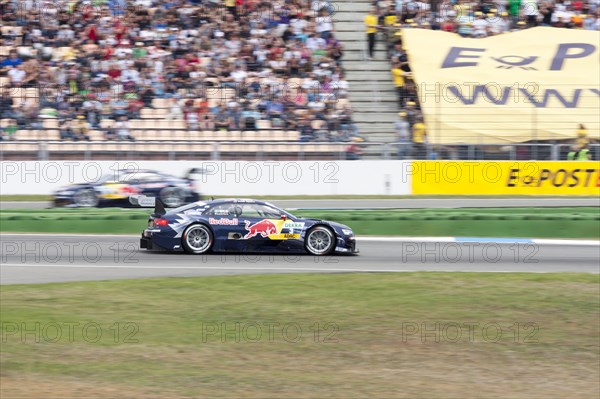 DTM race car of Mattias Ekstroem at the Hockenheimring race track