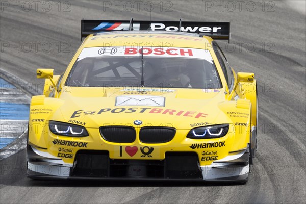 Dirk Werner in a DTM race at the Hockenheimring race track