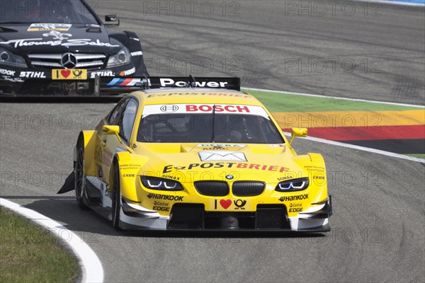 DTM race car of Dirk Werner at the Hockenheimring race track