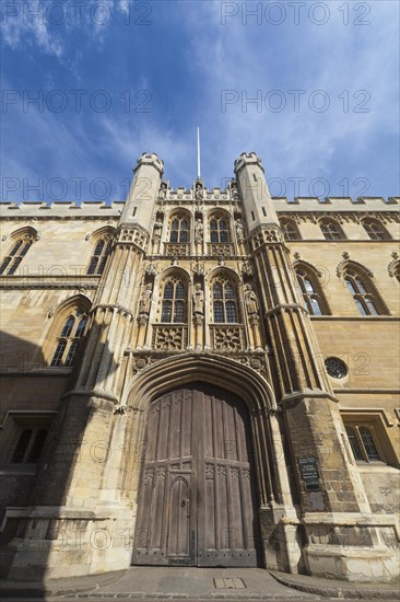 Gate to the Old Schools University Offices building