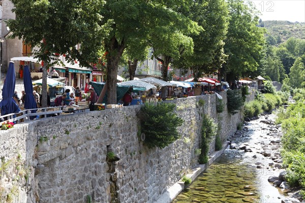 Market in village of Pont de Montvert