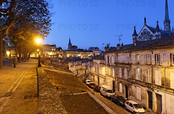 Historic town centre as seen from the fortifications