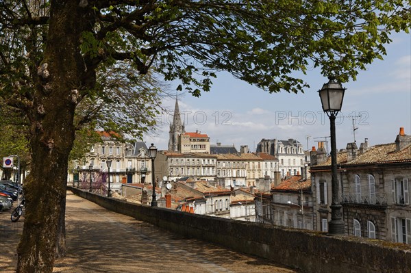 Historic town centre as seen from the fortifications