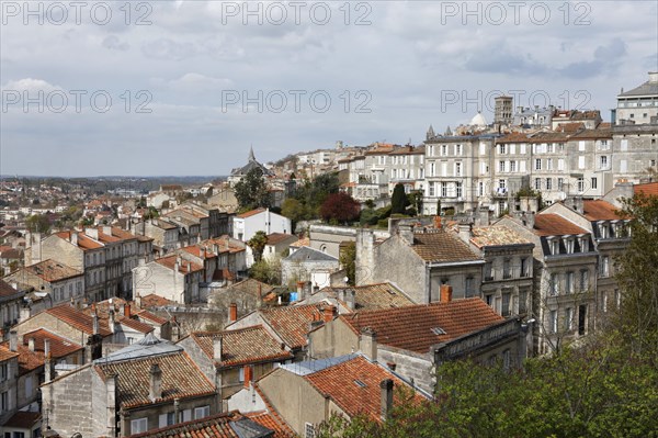 Historic town centre as seen from the fortifications