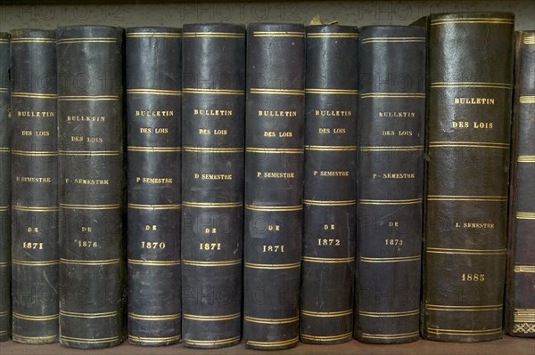 Volumes of old books