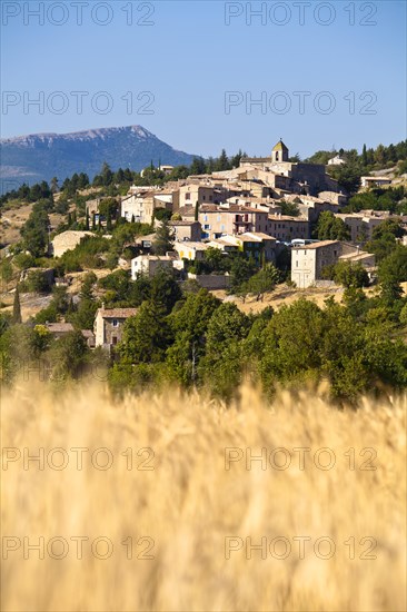 Townscape of the medieval town of Aurel