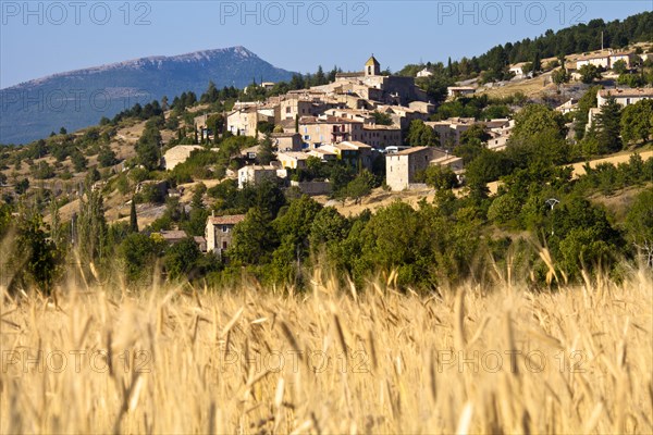 Townscape of the medieval town of Aurel