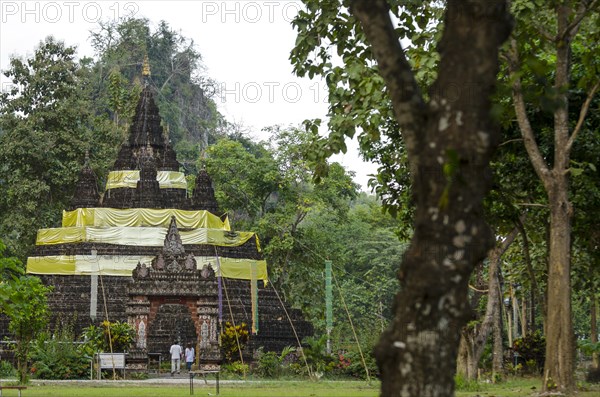 Wat Tham Pla temple or Monkey Cave temple