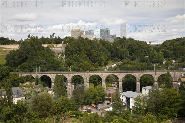Viaduct in the Grund district
