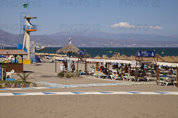 Tower of the lifeguards on Hawaii Playa beach