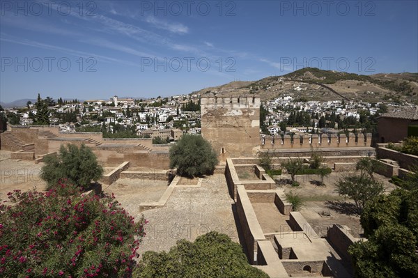 View of the Alhambra and the Albayzin district