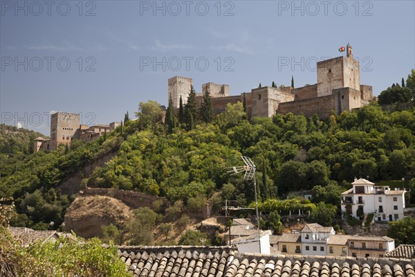 View from the Albayzin district towards the Alhambra