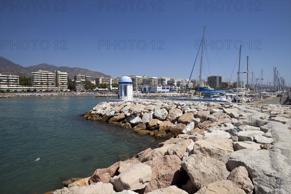 Coastal panorama with the marina