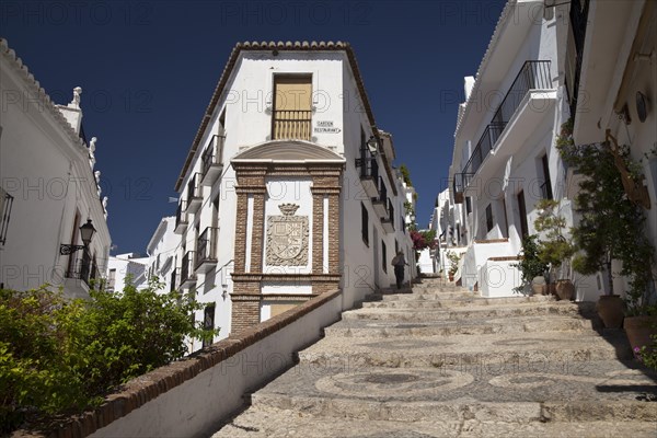 Steep flight of stairs in the village of Frigiliana