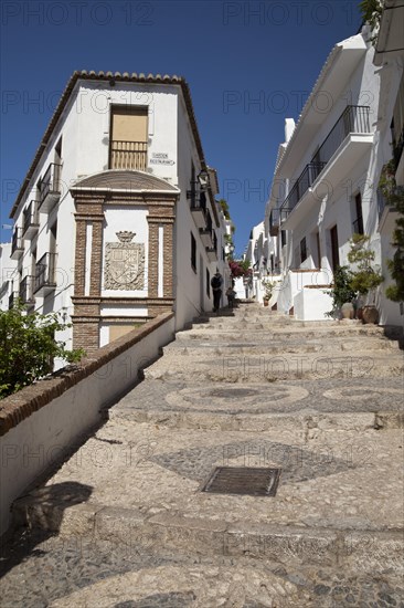 Steep flight of stairs in the village of Frigiliana