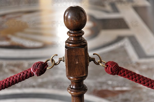 Barrier inside St. Peter's Basilica
