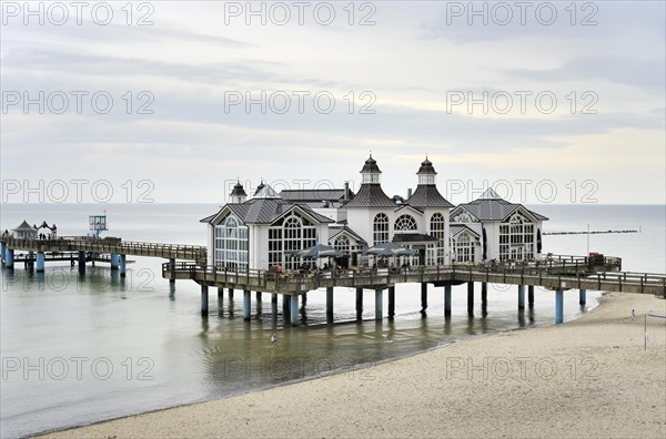 Pier at the Baltic Sea resort of Sellin