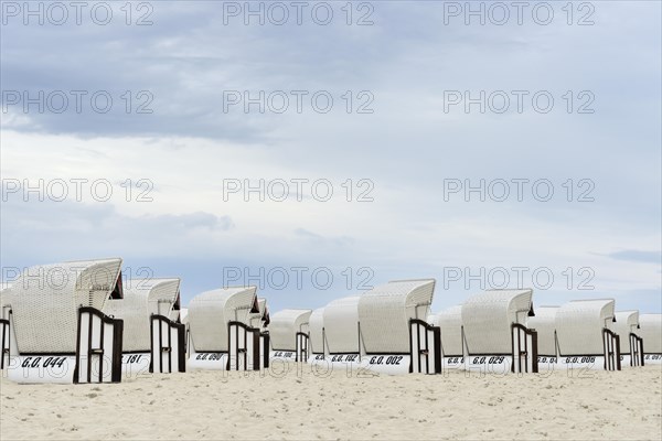 Beach chairs on the beach