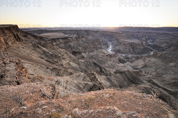 Evening at the Fish River Canyon