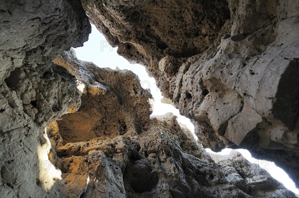 Looking up the gorge