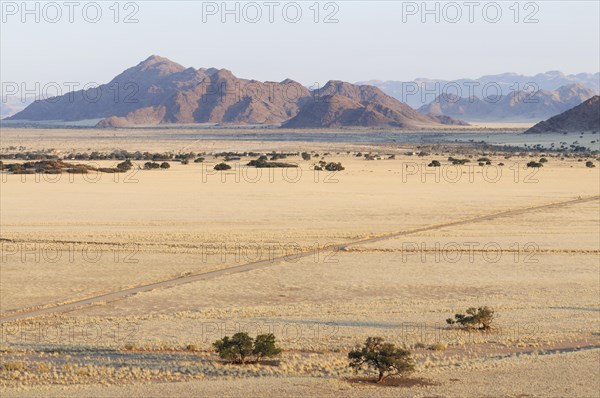 View towards the Naukluft Mountains