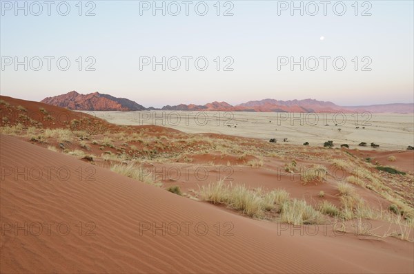 View from Elim Dune towards the Naukluft Mountains