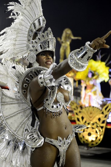 Female samba dancer