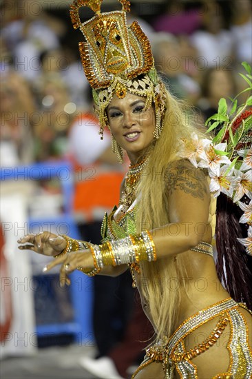 Female samba dancer