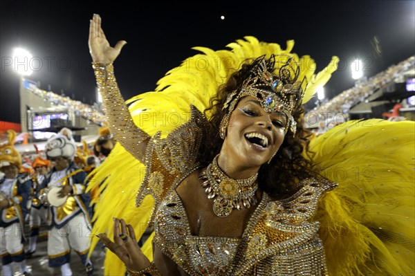 Female samba dancer