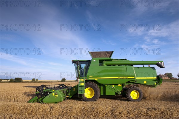 John Deere combine harvester