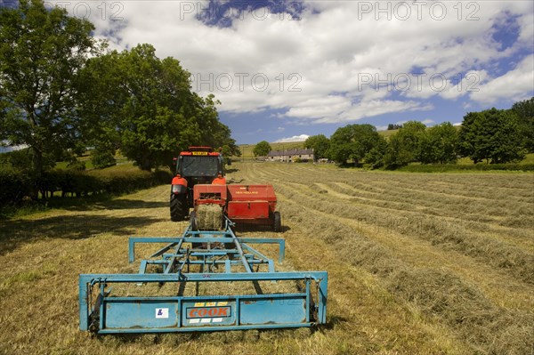 Zetor Proxima 75 tractor with flat eight bale system