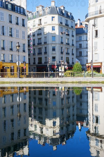 Houses along the Canal Saint Martin