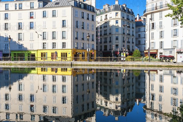 Houses along the Canal Saint Martin