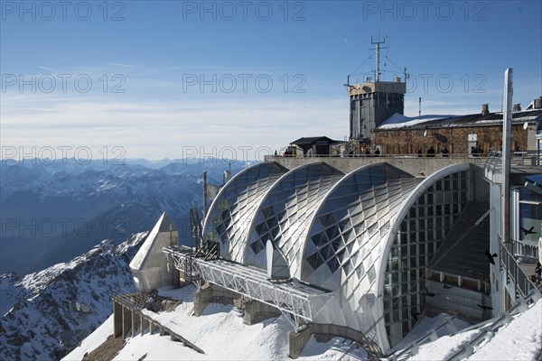 Munich House on the summit of Mount Zugspitze