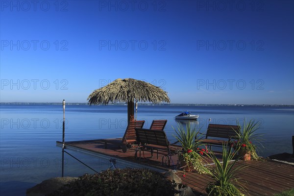 Privat terrace on the Saint Lawrence River