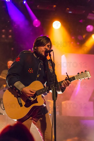 Singer and frontman Matt Buchli of the Swiss band 77 Bombay Street