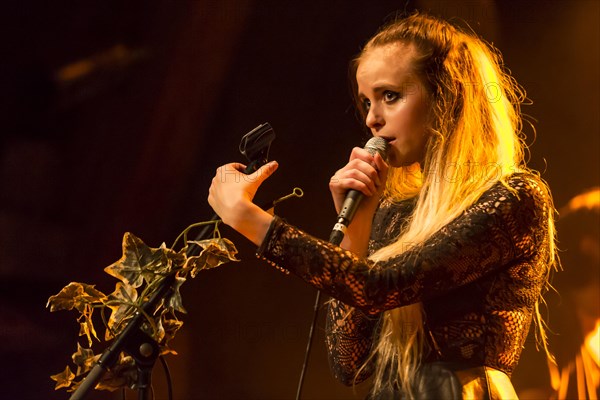 British folk-pop singer Kyla La Grange performing live in the Schueuer concert hall