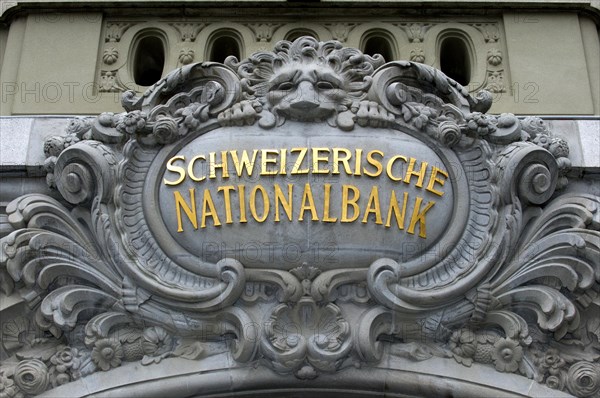 Lion medallion of Schweizerische Nationalbank