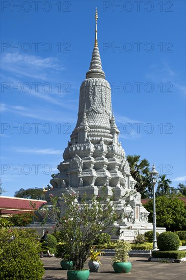 Stupa by King Norodom I. on the grounds of the Royal Palace