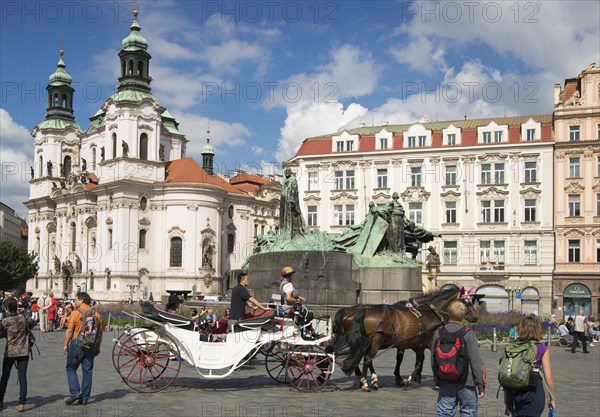 Old Town Square and the Church of St. Nicolas