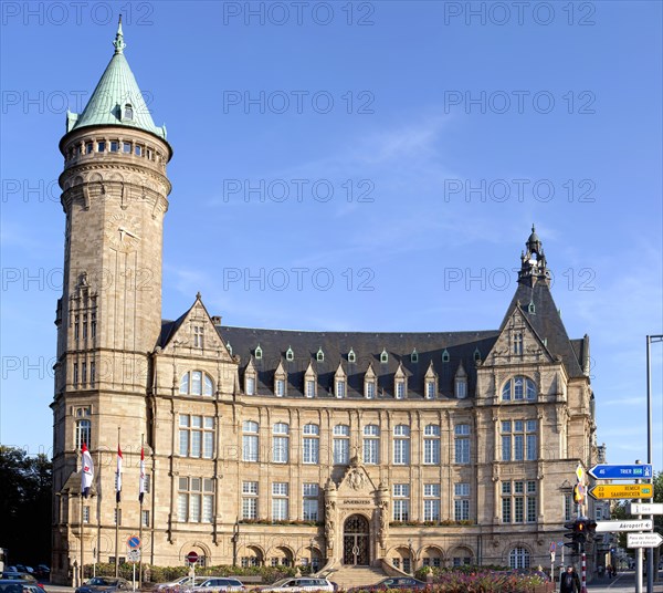 Historic bank building of the Banque et Caisse d'Epargne de l'etat Luxembourg