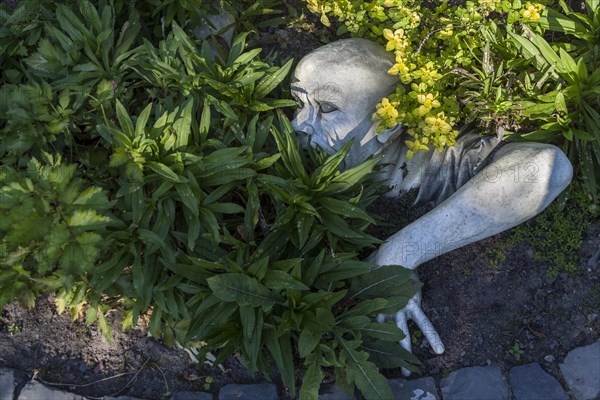 Sculpture in a garden