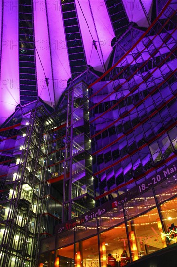 Sony Center in the twilight