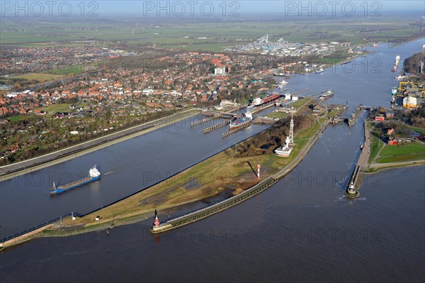 Lock of the Kiel Canal