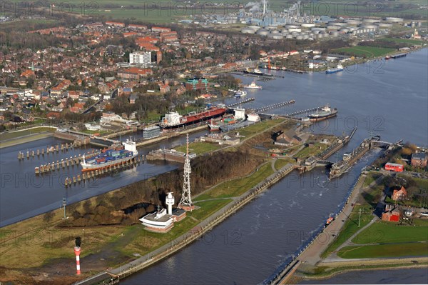 Lock of the Kiel Canal